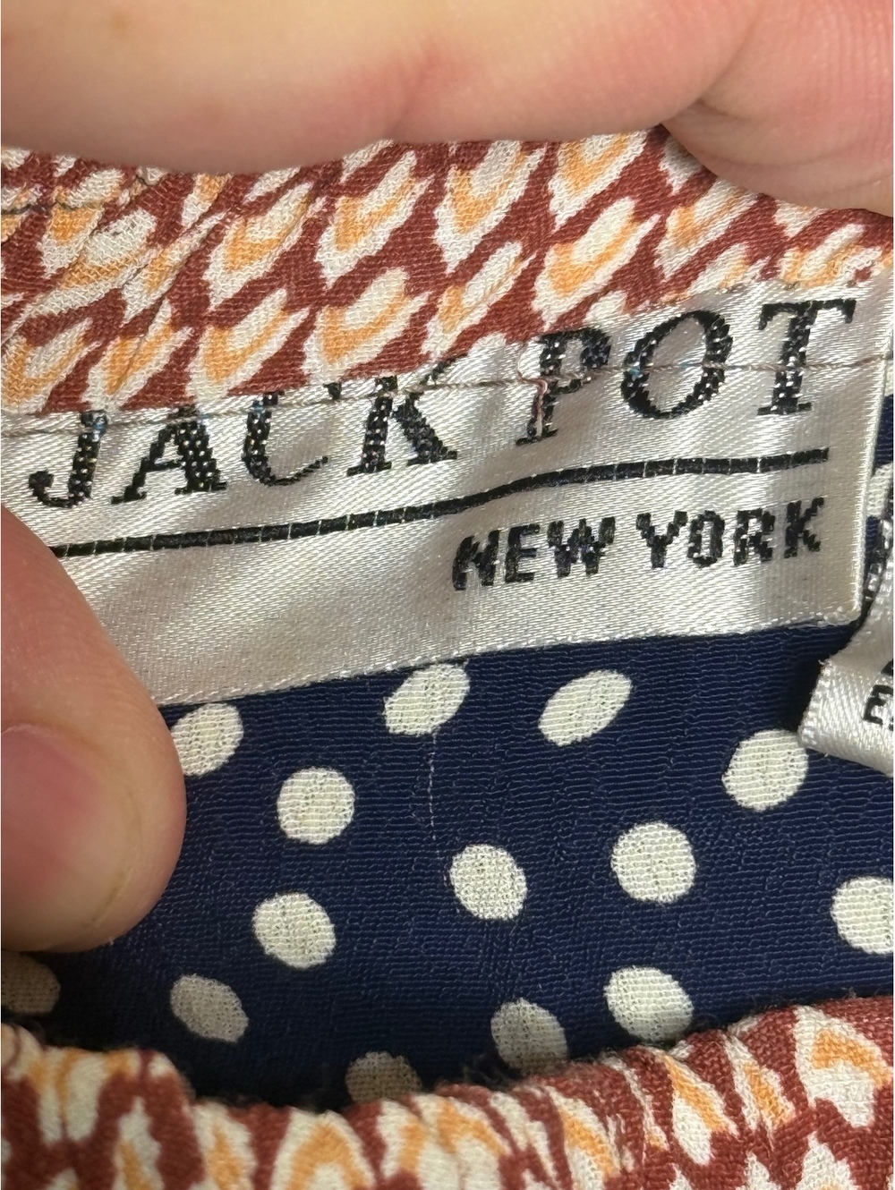 Jack Pot New York Patchwork Rayon Boho Maxi Skirt One Size - Picture 4 of 8